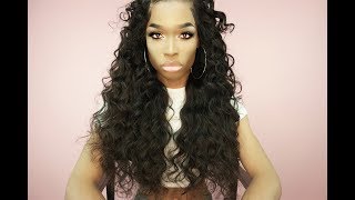 Maxglam  Hair Brazilian Body Wave Review - Wand Curls Updo Hair Style
