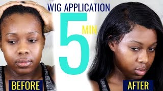Easy 5 Min Lace Front Wig Install |No Glue, No Gel, No Tape!| Unice Hair- #Libbuary