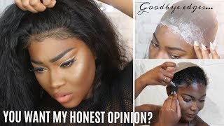 My First Time! Honest + Detailed Stocking Cap Method On 360 Wig| Why Bother? | Chinalacewig