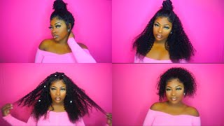 Super Easy Hairstyles On A 360 Wig | Elva Hair Aliexpress