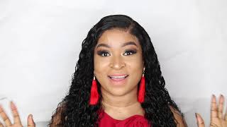 How To Make A Natural Water Wave Wig With A Lace Frontal Ft Halo Lady Hair