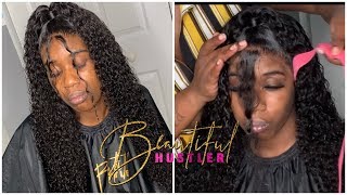 Watch Me Slayglueless Lace Wig Install  |Easy|Original Queen Hair