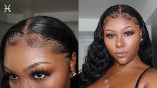 Easy Step By Step Frontal Baby Hair Tutorial | Natural And Laid | Eullair