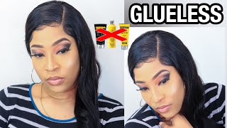 Glueless Lace Frontal Wig Install | Virgo Hair Store | No Glue No Gel No Freeze Spray