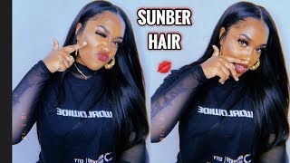 Lace Frontal Sew In With Leave Out ??? | Sunber Hair