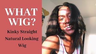 Affordable Natural Looking Wig| Kinky Straight 360 Lace Frontal Wig| Omgherhair