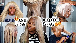 How To: ✨Best✨Beige Blonde Hair Tutorial For Brown Skin Poc From Scratch | Laurasia Andrea Blonde