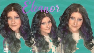 Colorful!|Bobbi Boss Updo Revolution Mlf418 Eleanor Wig Review|13X2/360|Hlpurp/Grn|Elevatestyles