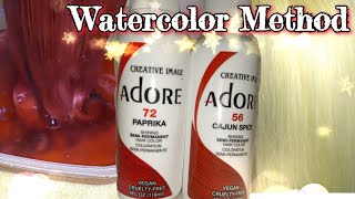 Watercolor Method On 613 Wig || Blazing Orange/Copper