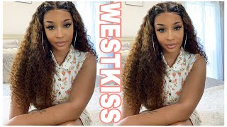 Gorgeous Curly Pre-Colored Highlight Wig| Ft. Westkiss Hair
