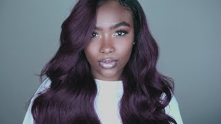 $27 Burgundy Ombre Wig| Virgin Hair Dupe!!!|Color Series