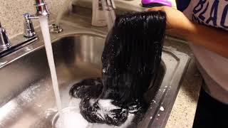How I Wash My Brazilian Straight Hair Wig/Themyapapaya