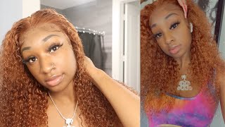 Love Love Love This Ginger Curly Wig! Ft. Sunber Hair Guide For Everyone