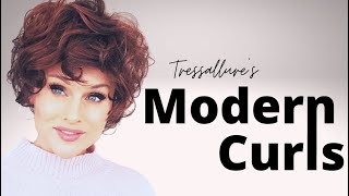 Tressallure Modern Curls Wig Review | 10/130R | Modern Or Vintage Curls?  What Do You Think??