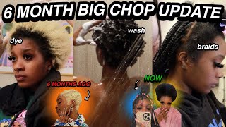 All My Hair Fell Out...6 Months Ago (Big Chop Update + Getting Braids For The First Time) !!!!