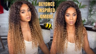 Diy Beyonce Homecoming Inspired Blonde Ombre | Mscocohair Kinky Curly Wig | Wine N Wigs Wednesday