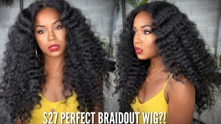 $27 Perfect Braidout Wig | Sensationnel Empress Amani | Synthetic Sundays | Samsbeauty| Alwaysameera