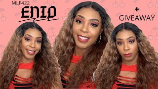 Bobbi Boss Synthetic Hair Lace Front Wig - Mlf422 Enid +Giveaway --/Wigtypes.Com