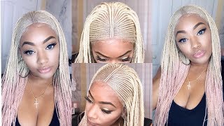 Tribal Braided Wig  Watch Me Color And Install This 613 Braided Wig