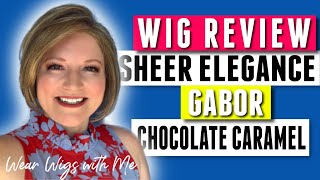 Wig Review Sheer Elegance By Gabor In The Color Chocolate Caramel