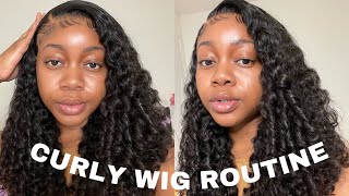 Juicy Defined Curly Wig Routine Ft Celie Hair