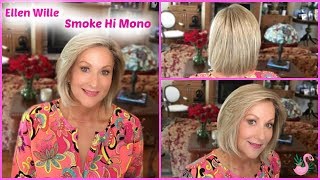 Ellen Wille Smoke Hi Mono Wig Review | Sandy Blonde Rooted | Crazy Wig Lady