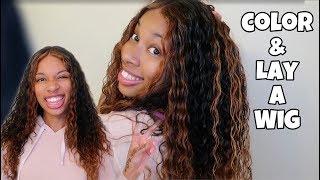 Diy: How I Color & Install My 20" Transparent Lace Wig | Under $200 (Ft. Yolissa Hair )