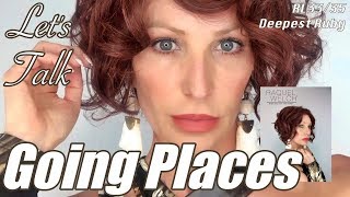 Going Places Wig By Raquel Welch In The Color Deepest Ruby Rl33/35