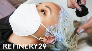 I Bleached My Hair & Dyed It Silver | Hair Me Out | Refinery29