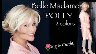 Belle Madame Polly Wig Review | Champagne Root & Swedish Blonde Root | Spring Inspired Outfit!