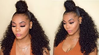 $15 Curly Hair | Outre Dominican Curly Half Wig