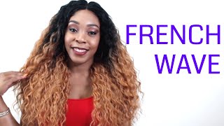 It'S A Wig Human Hair Blend 4 Way Part Lace Wig Vixen X Neo French Wave +Giveaway --/Wigtypes.C
