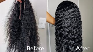 How To: Revive/ Restore  Curly Hair | No Boiling Method
