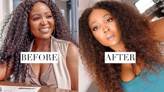 How To Safely Bleach Your Curly Wig | Aliskyhair | Thandi Gama