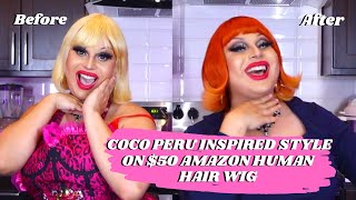 Coco Peru Inspired Style On $50 Amazon Human Hair Wig