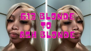 Tone 613 Blonde To Ash Blonde | Watercolor Method | Easy | Amazon Wig