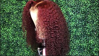 Wig Transformation : From Black To Burgundy (No Bleach) Ft. Original Queen Hair