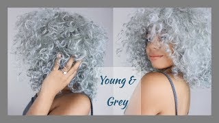 Dying Synthetic Wigs: Grey - Fabric Dye Method