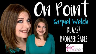 Raquel Welch On Point Wig Review | Bronzed Sable Rl6/28 | Wiggin With Christi