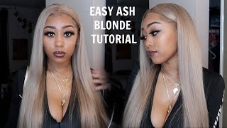 Easy Ash Blonde Tutorial + Review Ft Afsisterwig 613 Blonde Wig (Beginner Friendly)