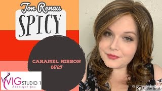 Jon Renau Spicy Wig Review | Caramel Ribbon 6F27 | Trista'S Tresses