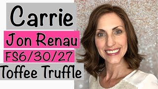 Carrie By Jon Renau In Fs6/30/27 Toffee Truffle Wig Review