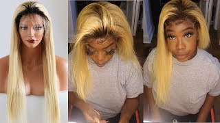 Hair Install For Ombre Blonde 613 Lace Front Wig Ft Uamazinghair Amazon