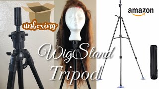 Unboxing Mannequin Head Wig Stand Tripod From Amazon - Dansee