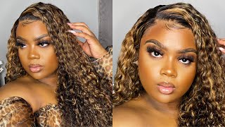 How I Melt My Wig | How To Highlight Curly Hair Ft. Vshow Hair