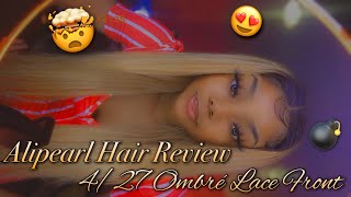 Alipearl Hair Review ||Honey Blonde Lace Front Wig #27 Color Ombre Human Hair Wig
