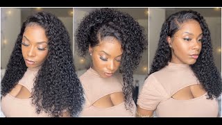 Best Curl Cream I Ever Tried | How I Define My Curly Wig | Klaiyi 13X4 Jerry Curly Human Hair Wig