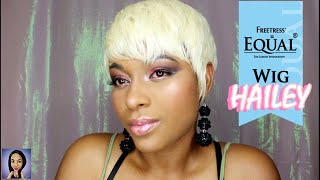 Blonde Synthetic Wig | Freetress Equal Hailey Wig Review 613