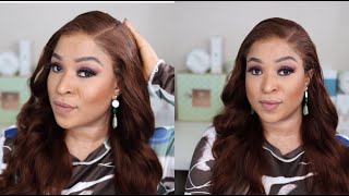 My Favourite Chocolate Brown Hd Lace Frontal Wig Install Ft Tuneful Hair
