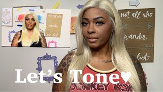 Karina By Outre From Samsbeauty In 613! Lets Tone This Synthetic Wig From Brassy To Ashy!